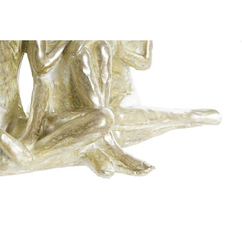 Prydnadsfigur DKD Home Decor Gyllene Familj 21 x 8 x 12 cm