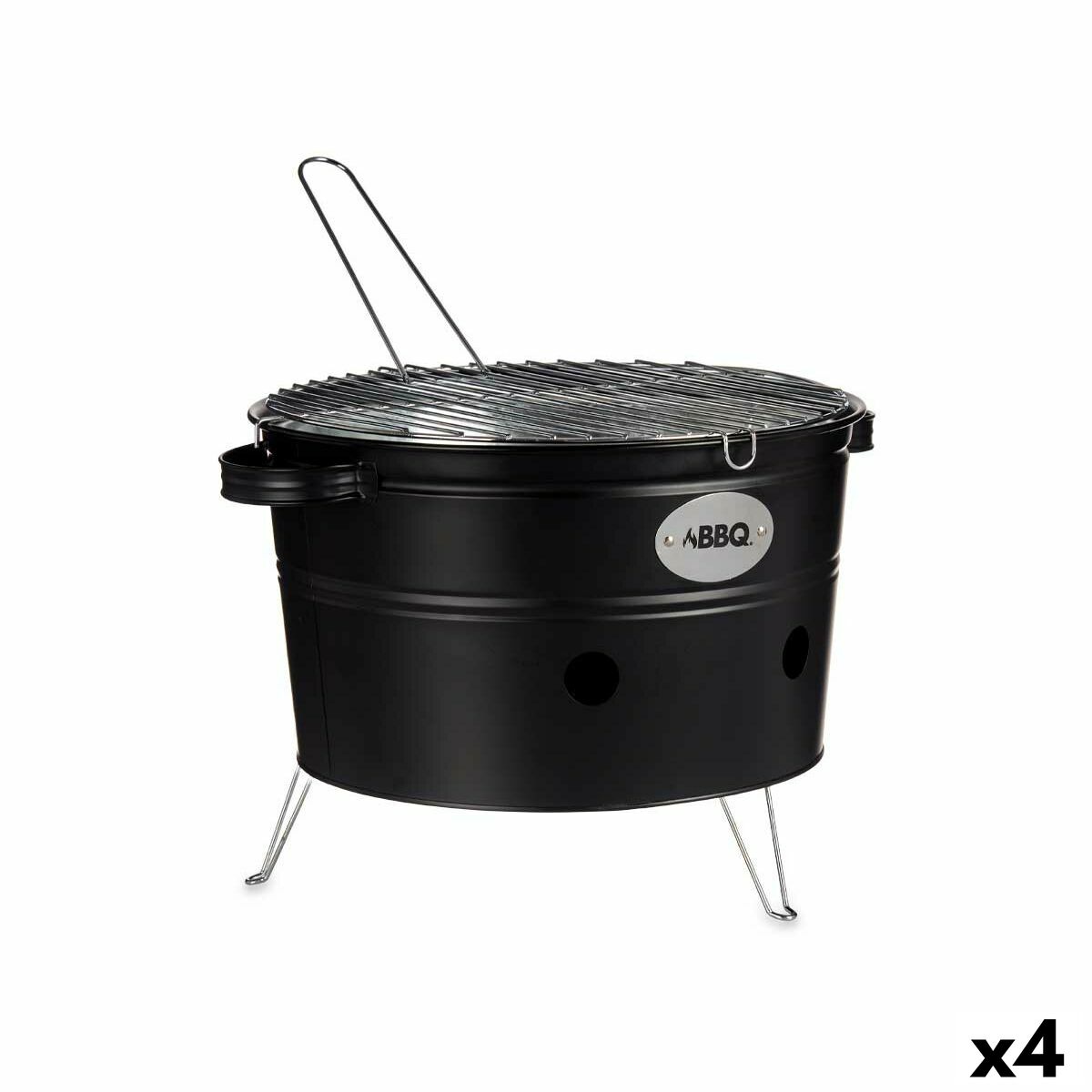 Bärbar Grill La Dehesa Järn Zink 35 x 21 x 42 cm (4 antal)