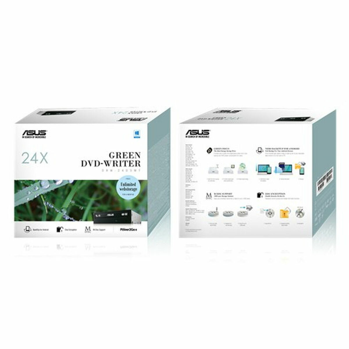 Intern inspelare Asus DRW-24D5MT CD/DVD 24x - 2