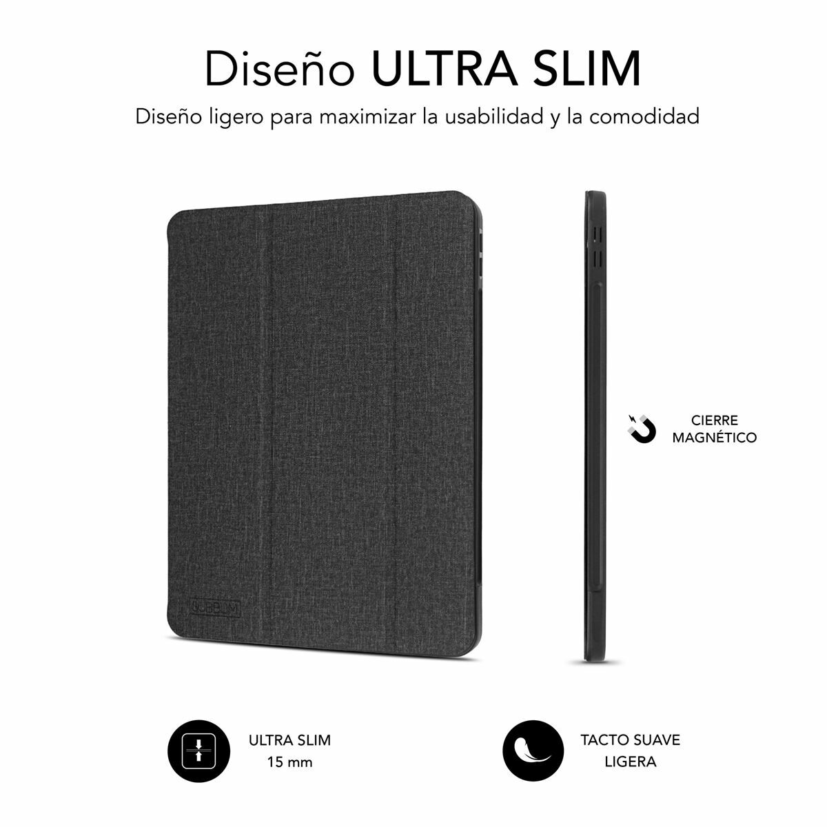 Fodral till Läsplatta Subblim SUBCST-5SC310 Svart 10,2" - 2