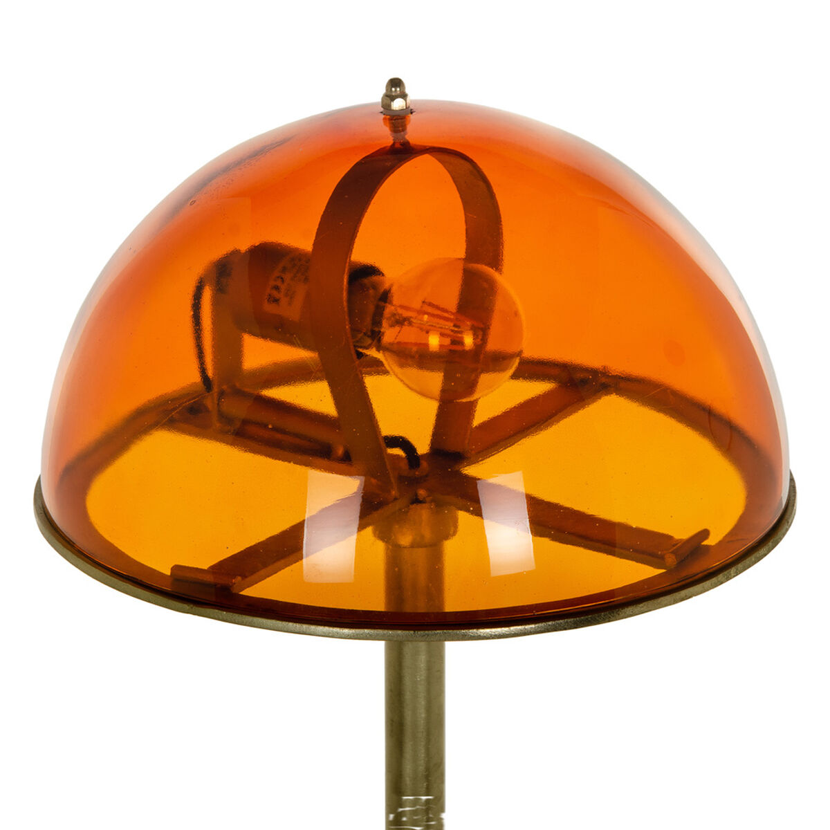 Bordslampa Orange Gyllene Glas Järn 40 W 220-240 V 31 x 31 x 65 cm - 5
