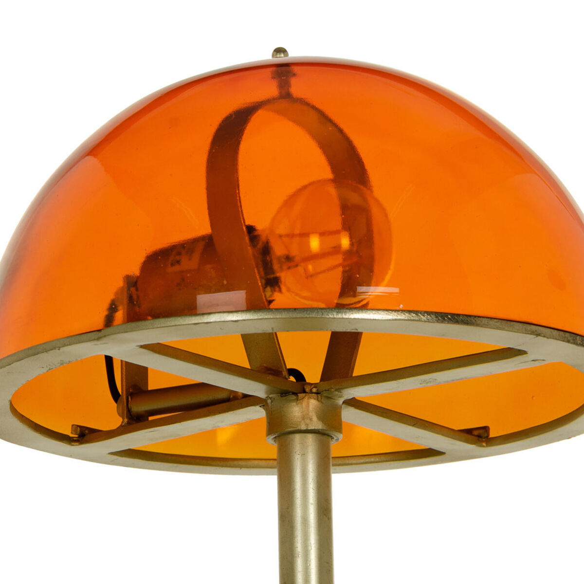Bordslampa Orange Gyllene Glas Järn 40 W 220-240 V 31 x 31 x 65 cm - 6