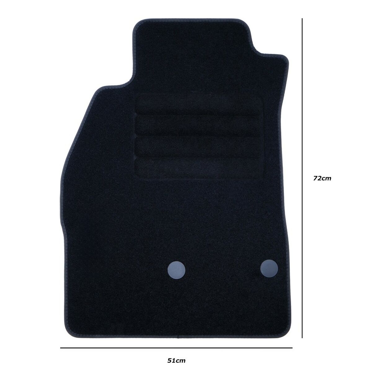 Set med bilgolvmattor OCC Motorsport OCCRT0036BL 5 Delar - 6