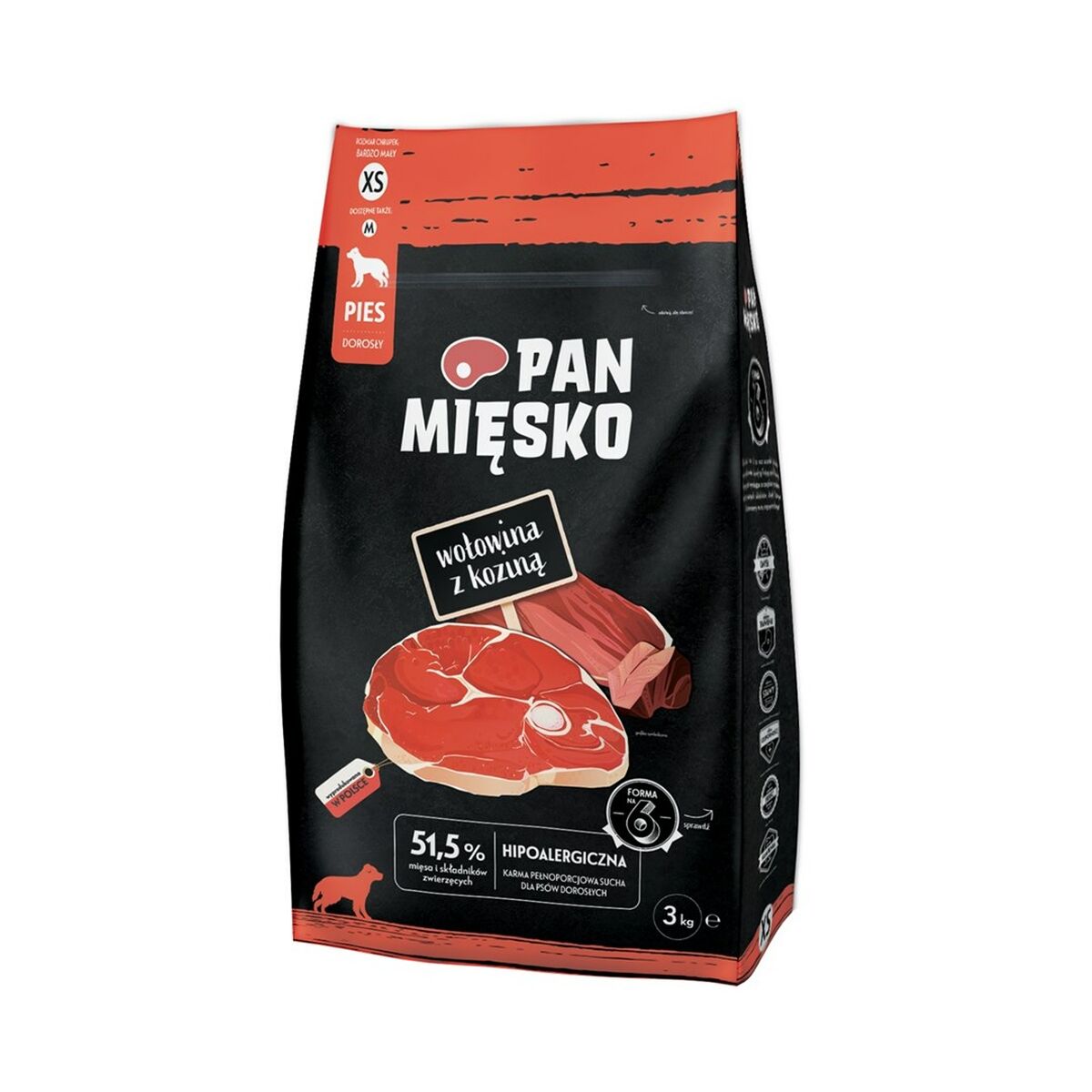 Foder PAN MI?SKO                                 Kalvkött 3 Kg