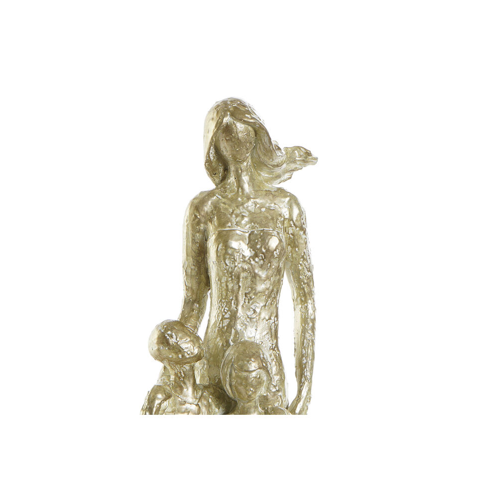 Prydnadsfigur DKD Home Decor Gyllene Harts Modern Familj (26 x 14,5 x 39 cm) - 3