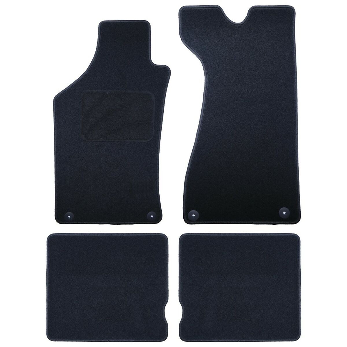 Set med bilgolvmattor OCC Motorsport OCCD0001 5 Delar