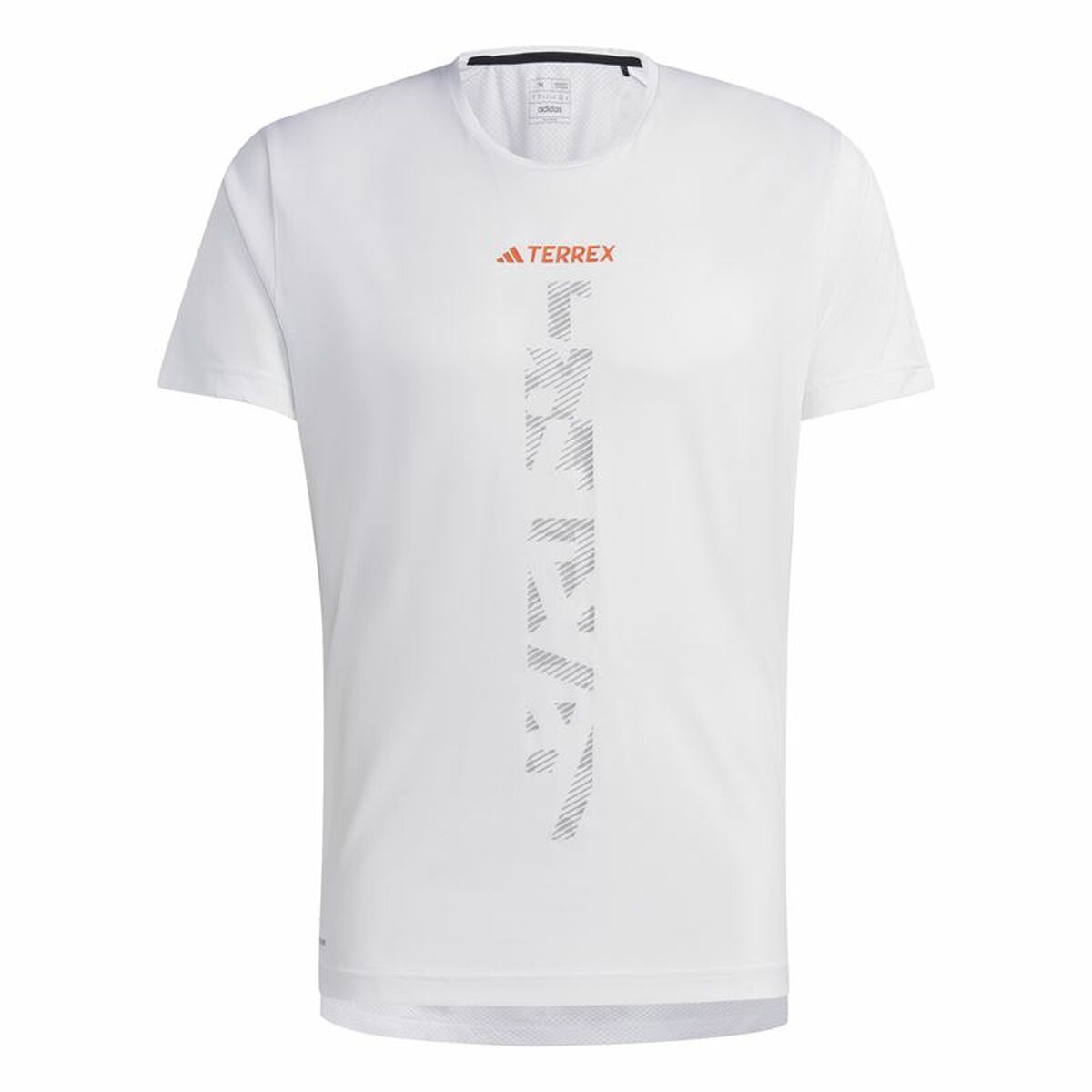 T-shirt med kortärm Herr Adidas Agr Shirt Vit