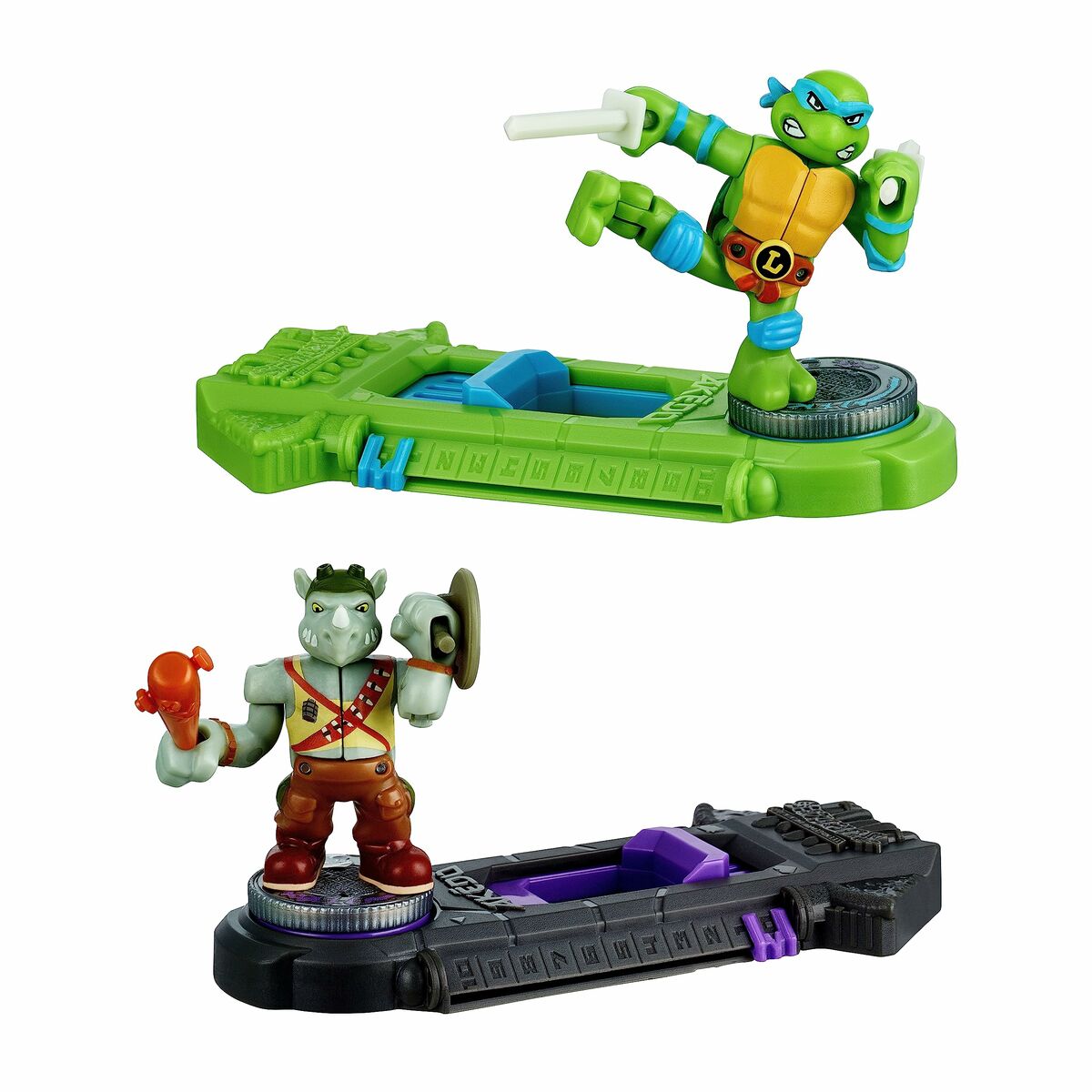 Stridsfigurer Teenage Mutant Ninja Turtles Legends of Akedo: Leonardo vs Rocksteady - 2