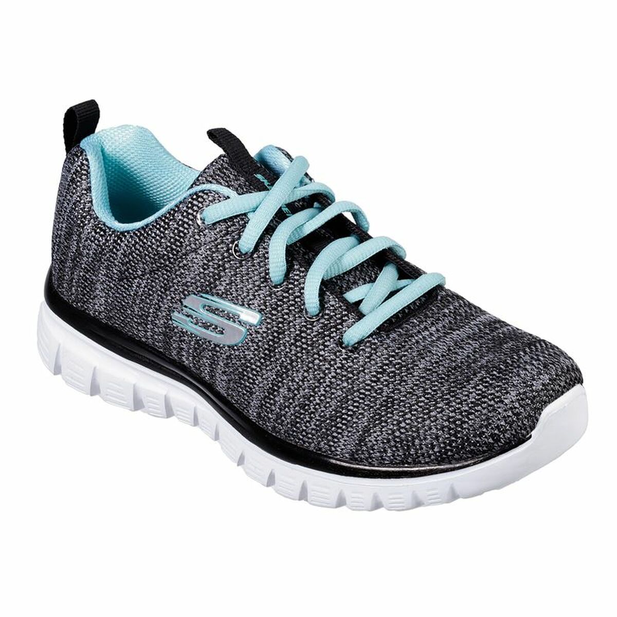 Gymnastiksko, Dam Skechers Graceful Twisted Svart - 11