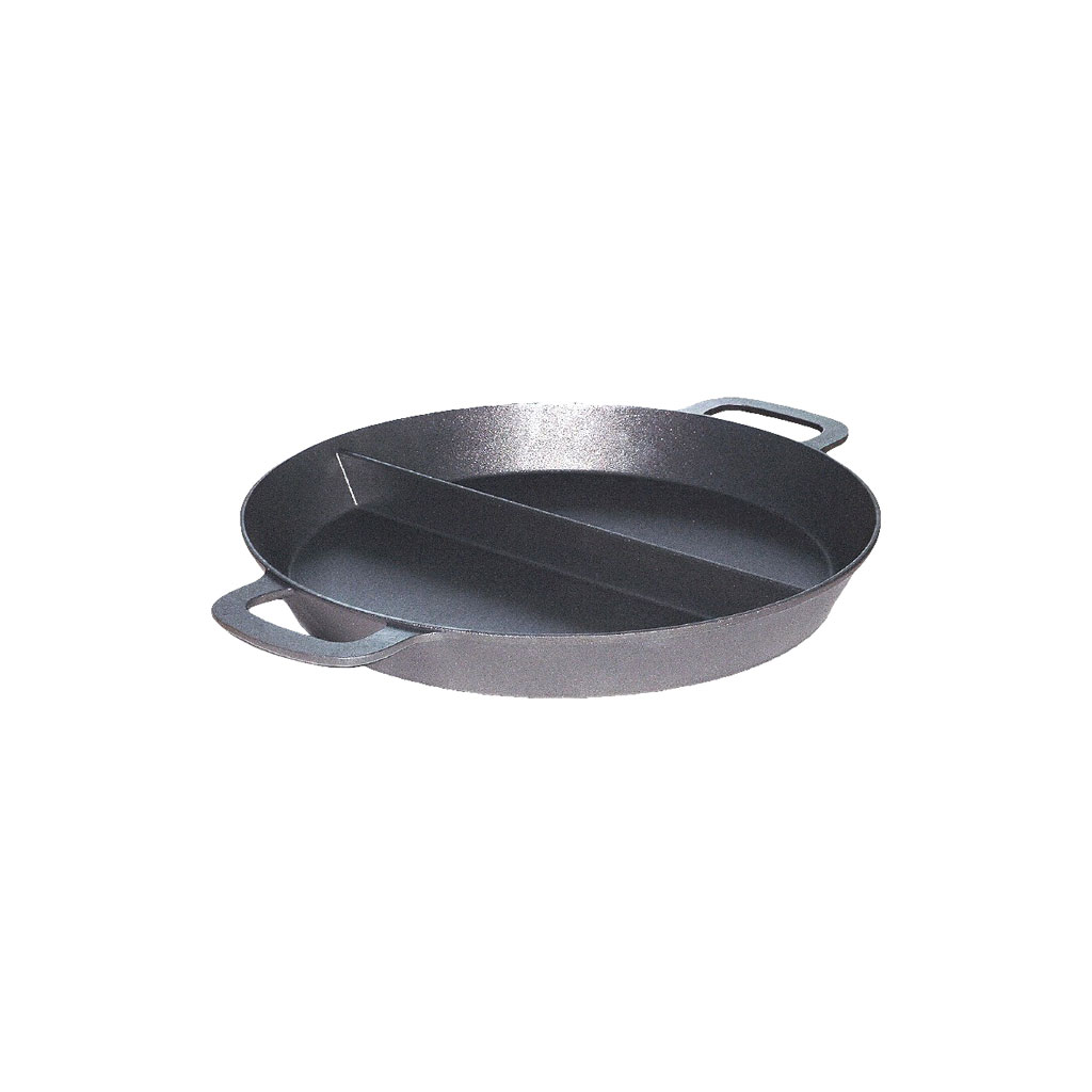 Stor stekpanna/ stekhäll Ø 500 mm med 2 partitioner - 2