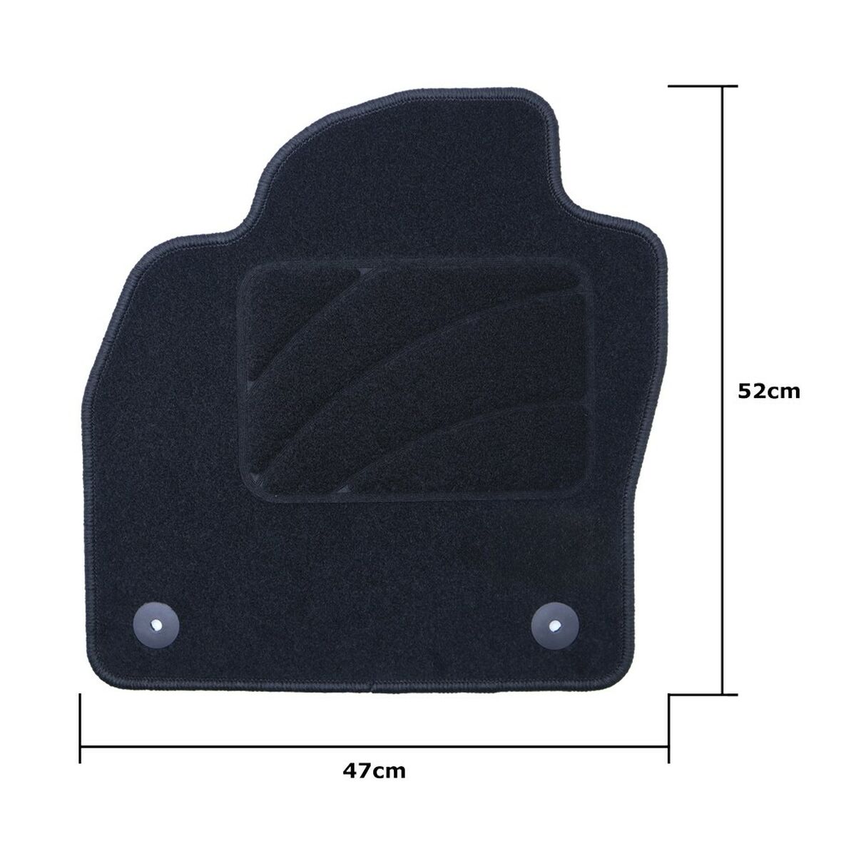 Set med bilgolvmattor OCC Motorsport OCCD0004 5 Delar - 6
