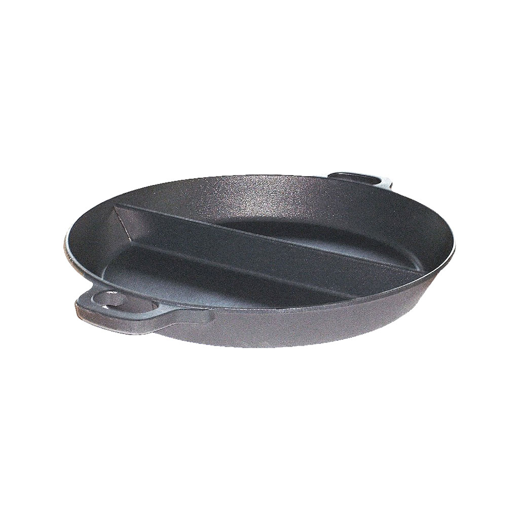 Stor stekpanna/ stekhäll Ø 650 mm med 2 partitioner - 2