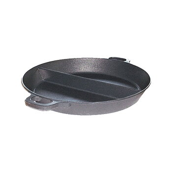 Stor stekpanna/ stekhäll Ø 650 mm med 2 partitioner
