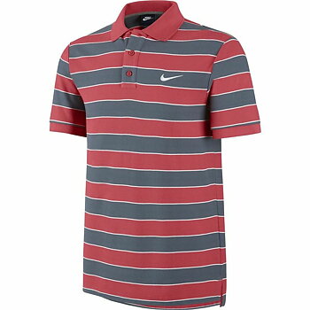 Polotröja kortärmad Herr Nike Matchup Stripe 2 Grå Röd