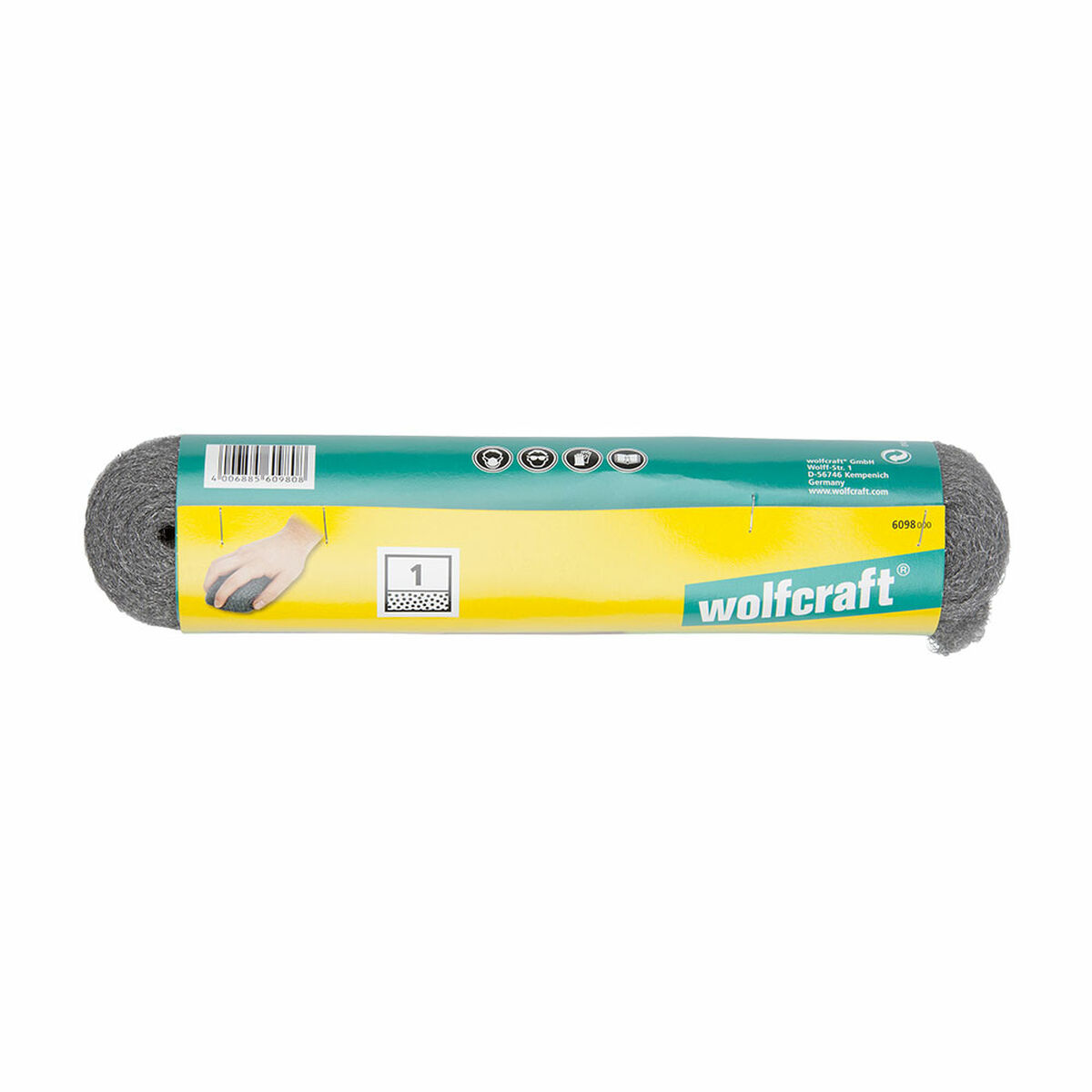 Stålull Wolfcraft 6098000 1 200 g - 2