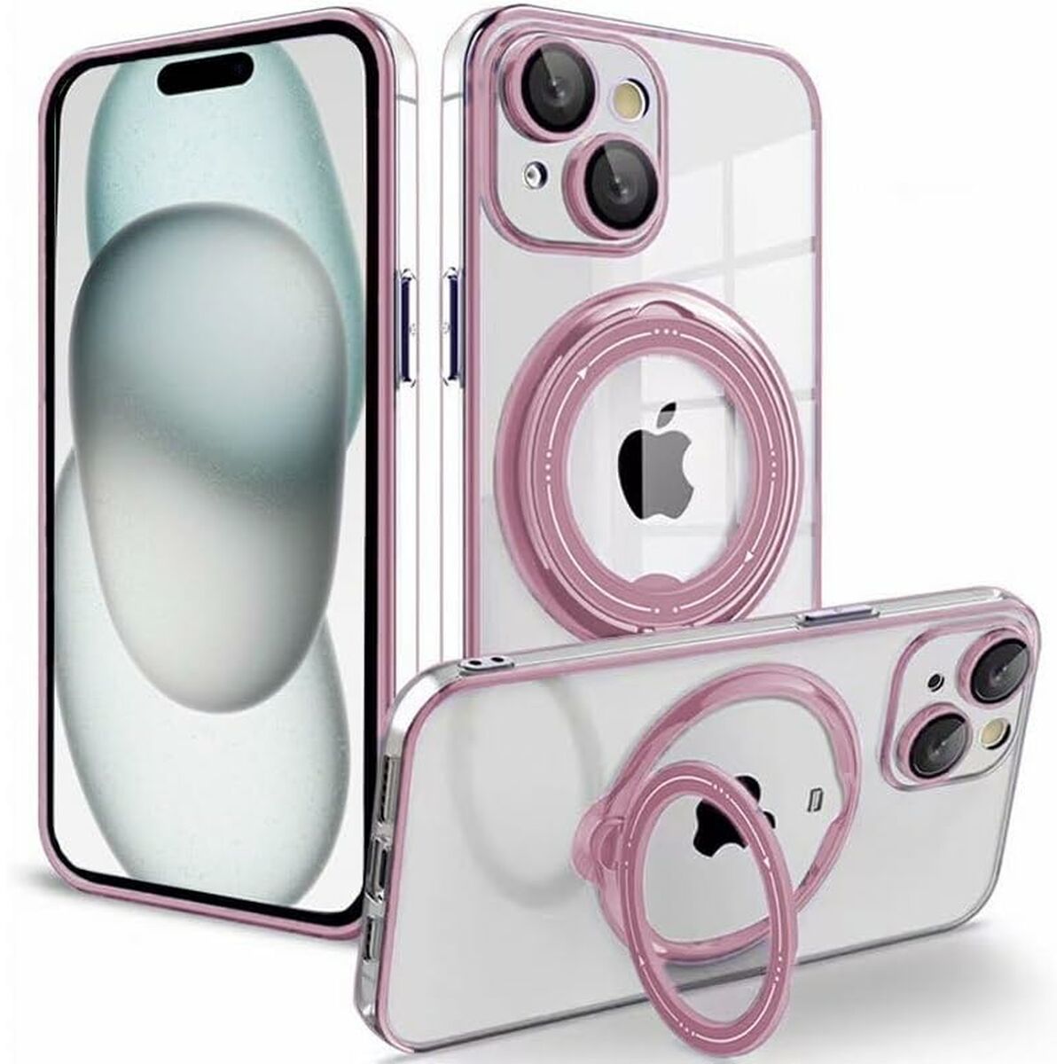 Mobilfodral Cool iPhone 15 Rosa Apple - 2
