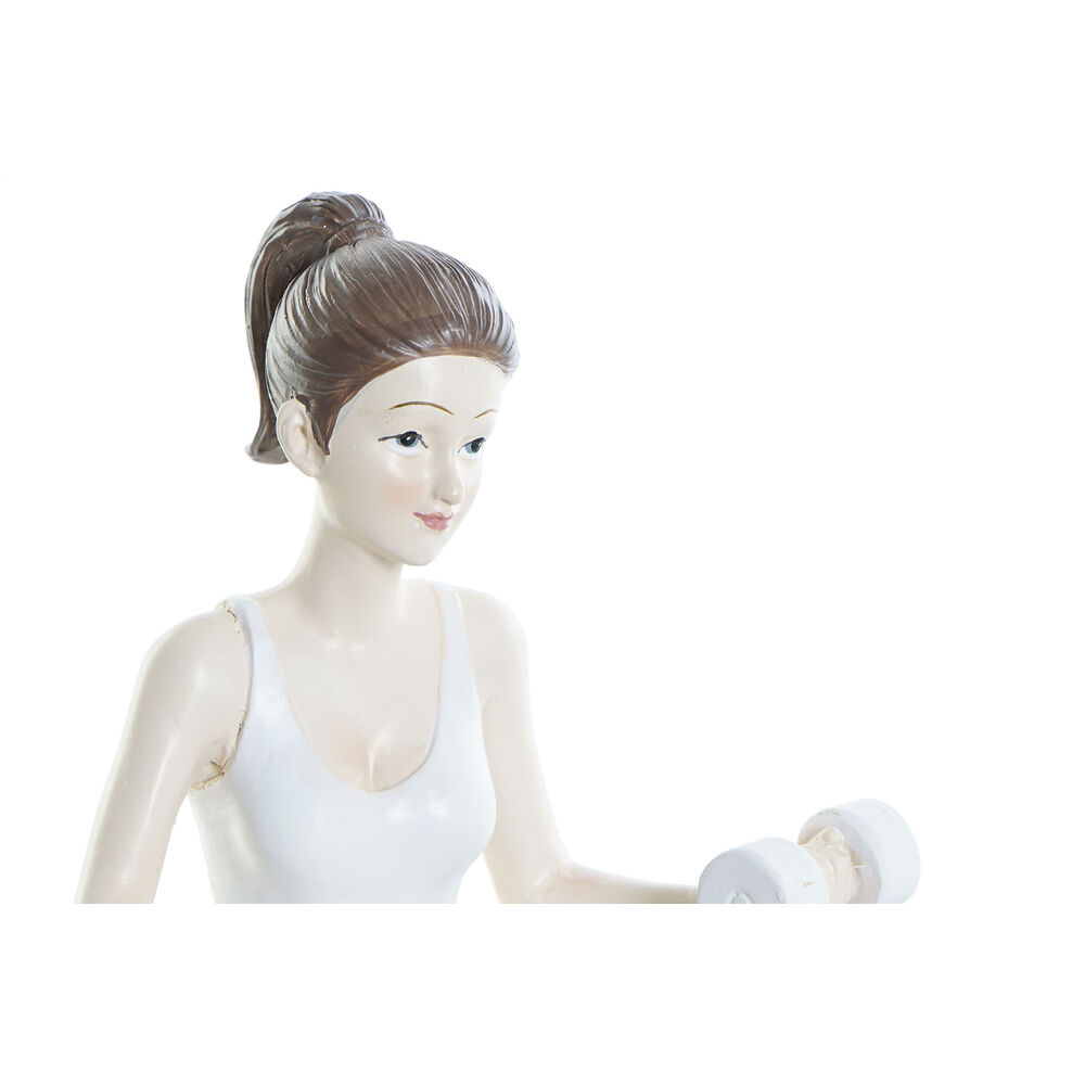 Prydnadsfigur DKD Home Decor Rosa Yoga Scandi 20 x 8 x 16,5 cm - 3