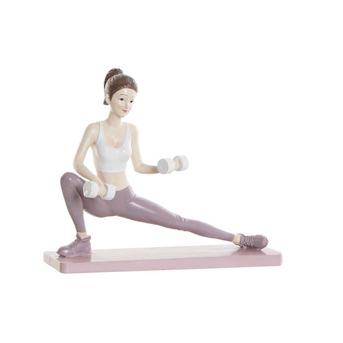 Prydnadsfigur DKD Home Decor Rosa Yoga Scandi 20 x 8 x 16,5 cm - 4