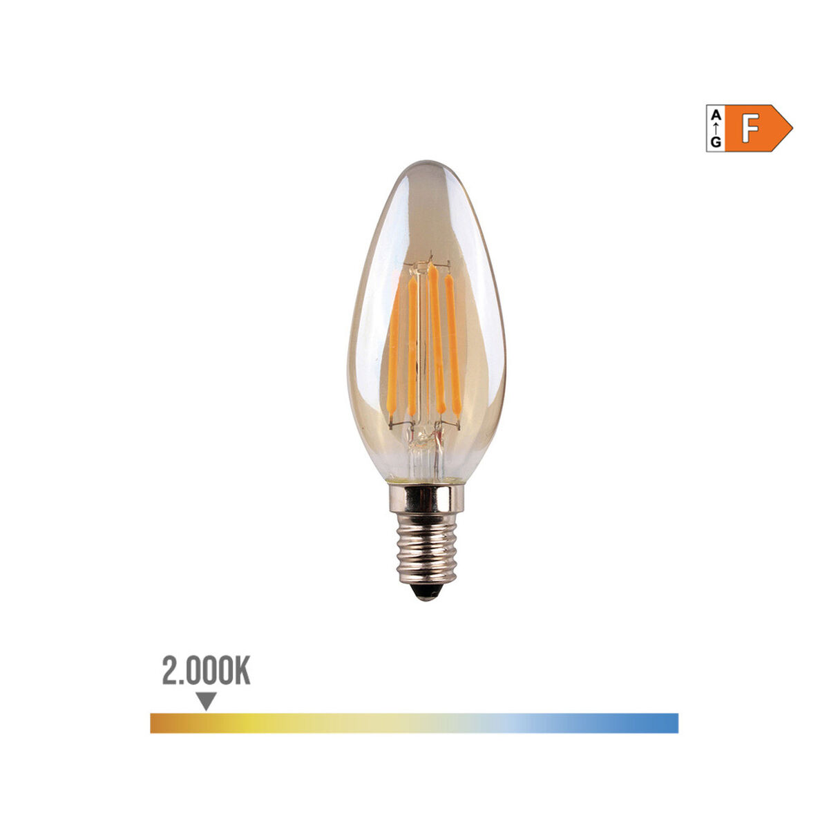 LED-lampa EDM 98621 F 30 W 4,5 W E14 400 lm 3,5 x 9,8 cm (2000 K) - 5