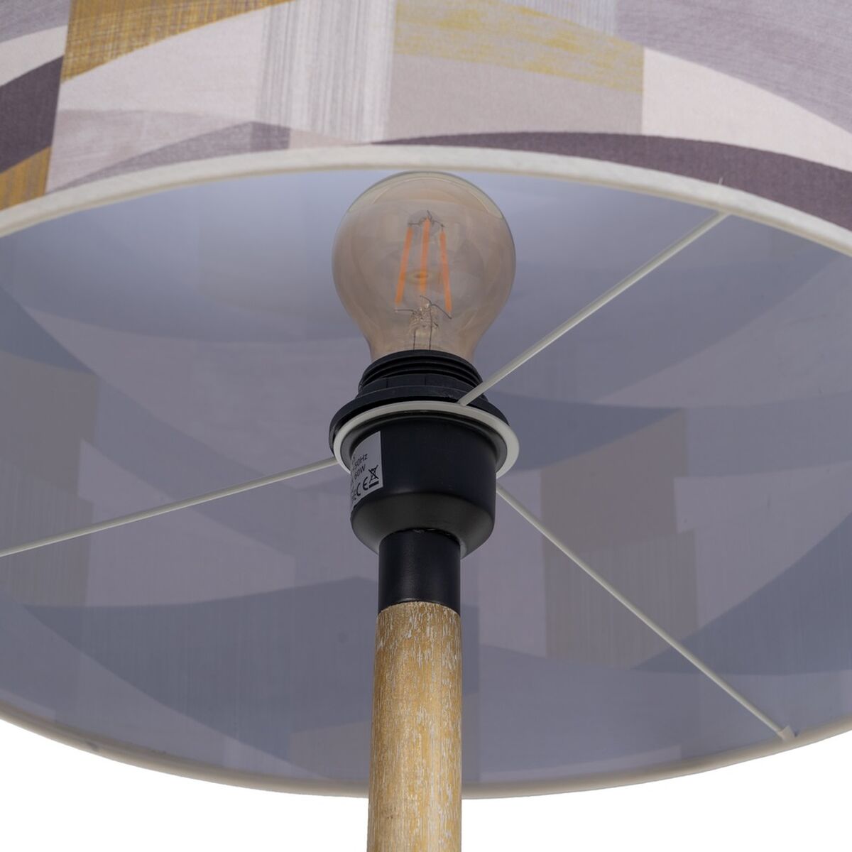Golvlampa Beige Naturell 40 x 40 x 167 cm - 5