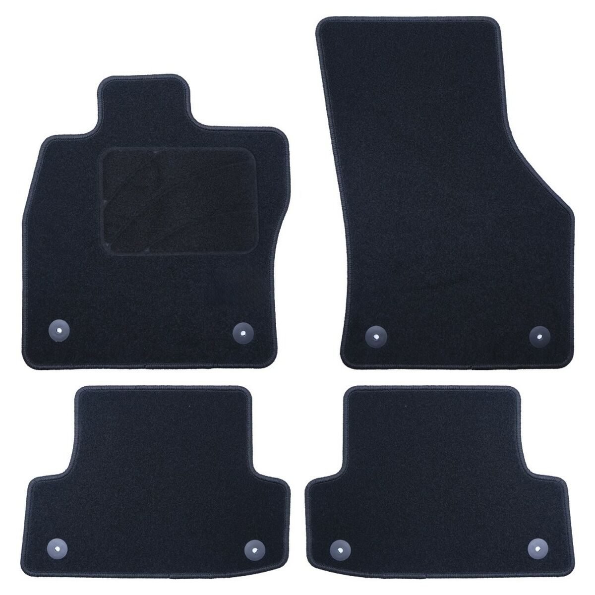 Set med bilgolvmattor OCC Motorsport OCCD0008 5 Delar