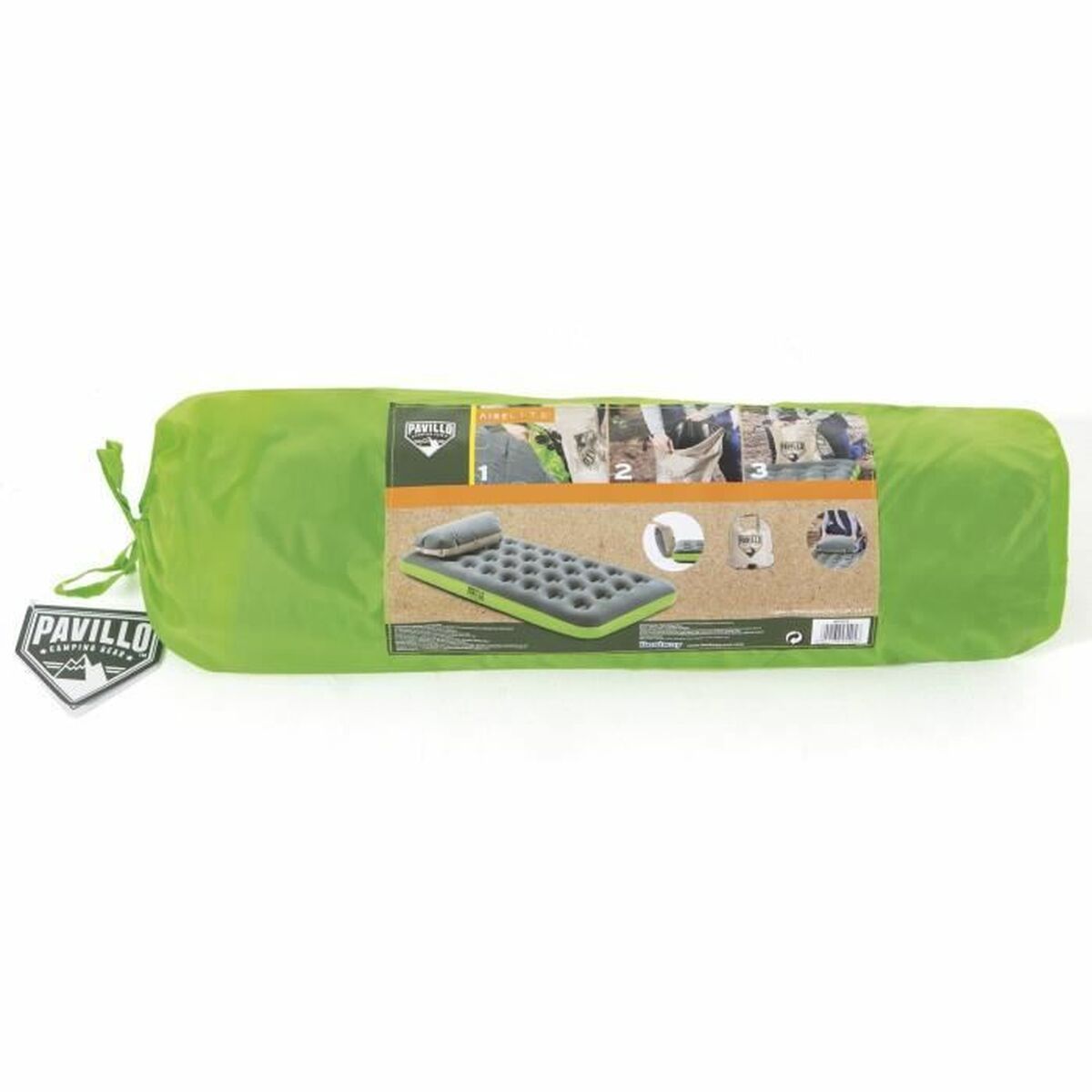 Bestway Junior Säng Enkel Roll & Relax 188x99x22 cm Hopfällbar och Camping 67619 - 3