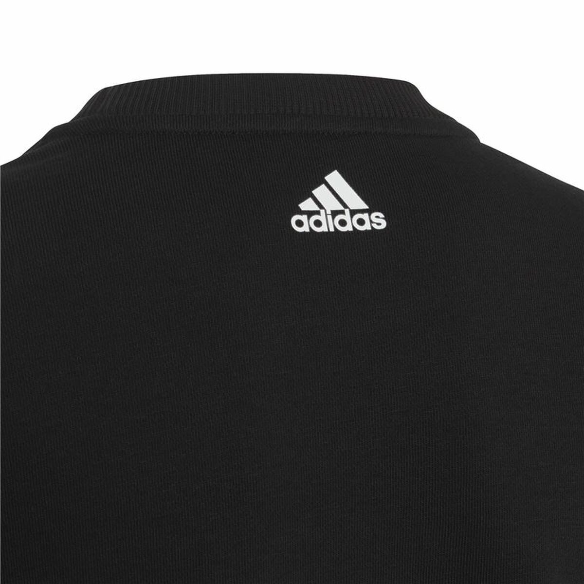 Tröja utan huva Barn Adidas Sweat Logo Svart - 3