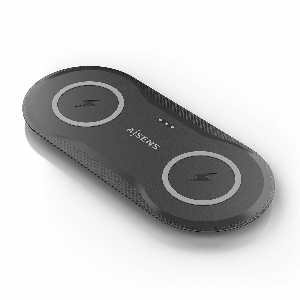 Trådlös laddare Aisens ASCH-15W2WC060-BK Svart