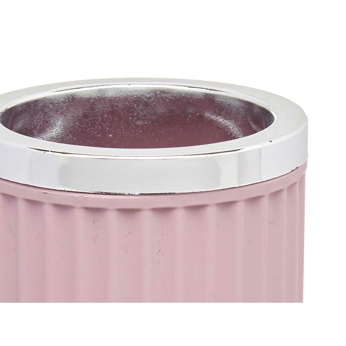 Glas Tandborsthållare Rosa Plast 32 antal (7,5 x 11,5 x 7,5 cm) - 2