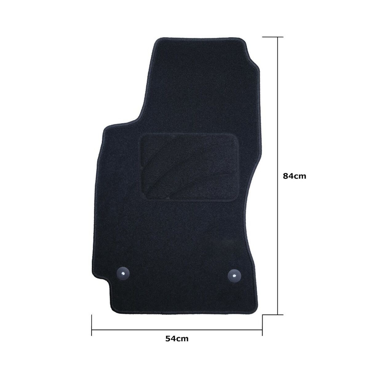 Set med bilgolvmattor OCC Motorsport OCCD0011 5 Delar - 6