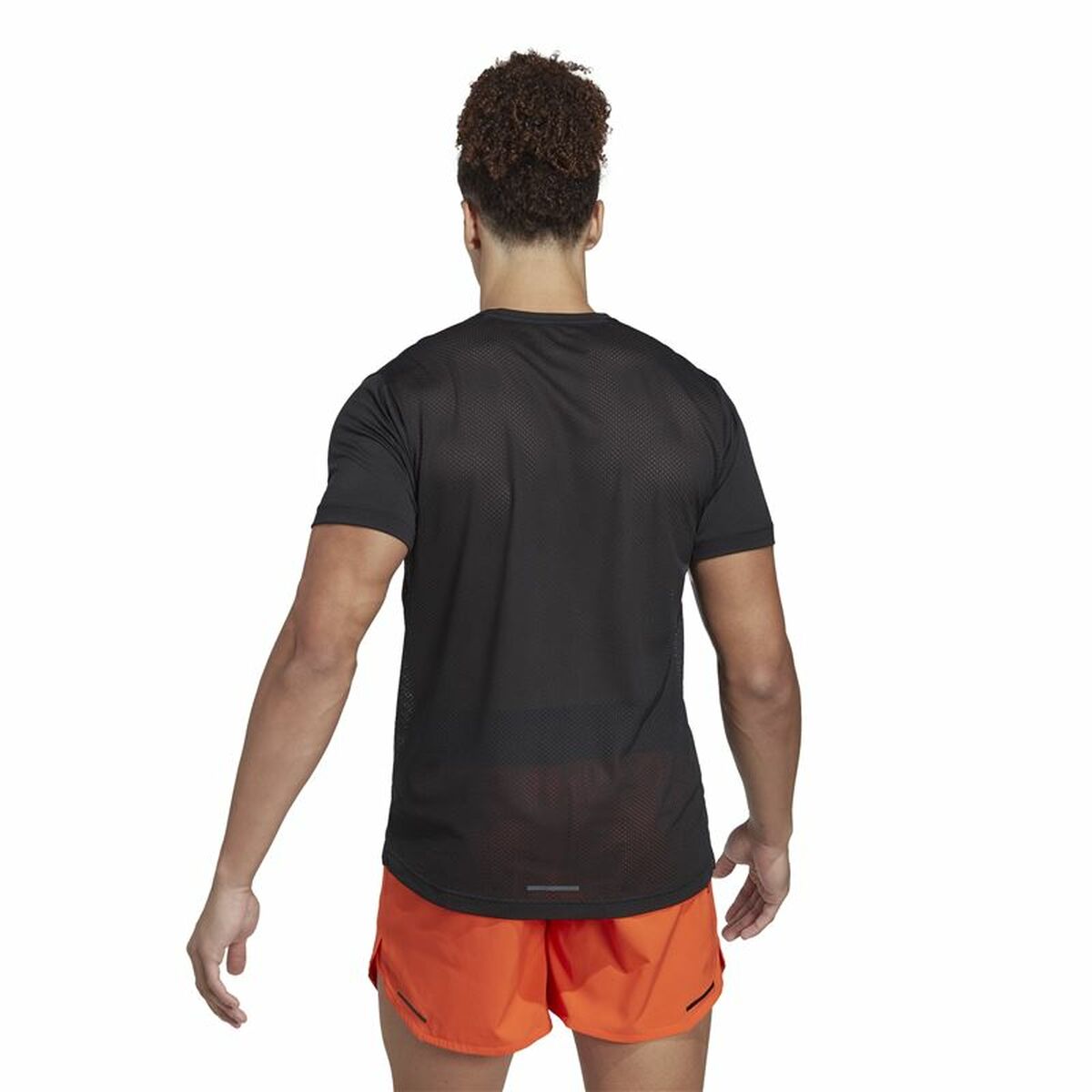 T-shirt med kortärm Herr Adidas Agr Shirt Svart - 3