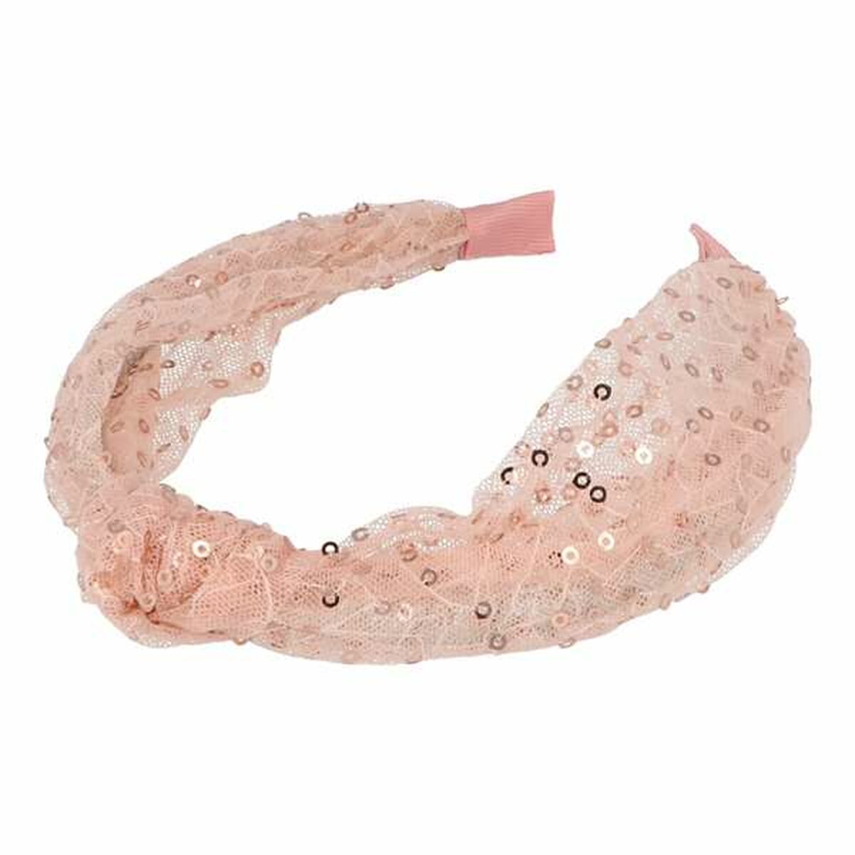 Diadem Inca Paljetter Lasso Rosa - 2