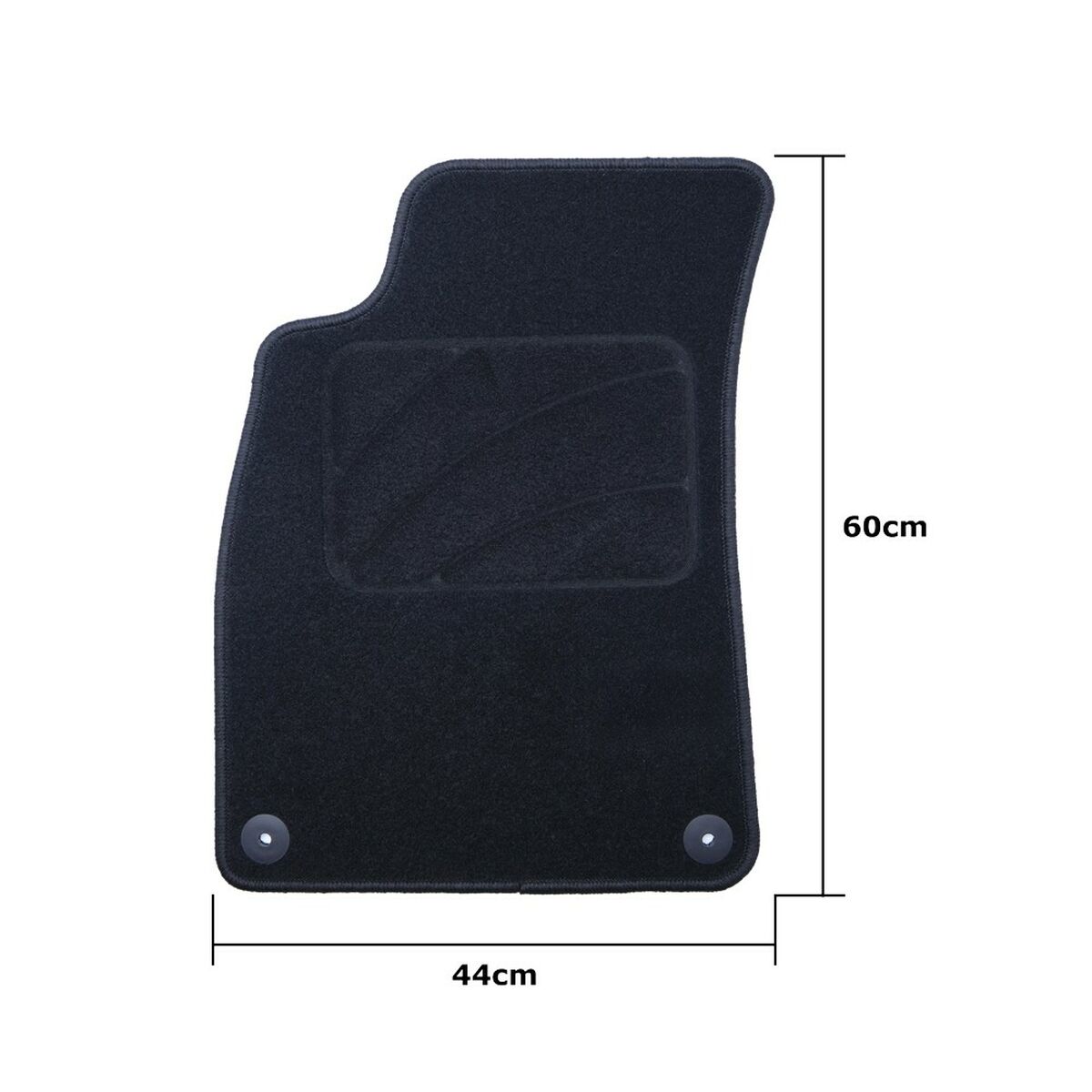 Set med bilgolvmattor OCC Motorsport OCCD0012 5 Delar - 6