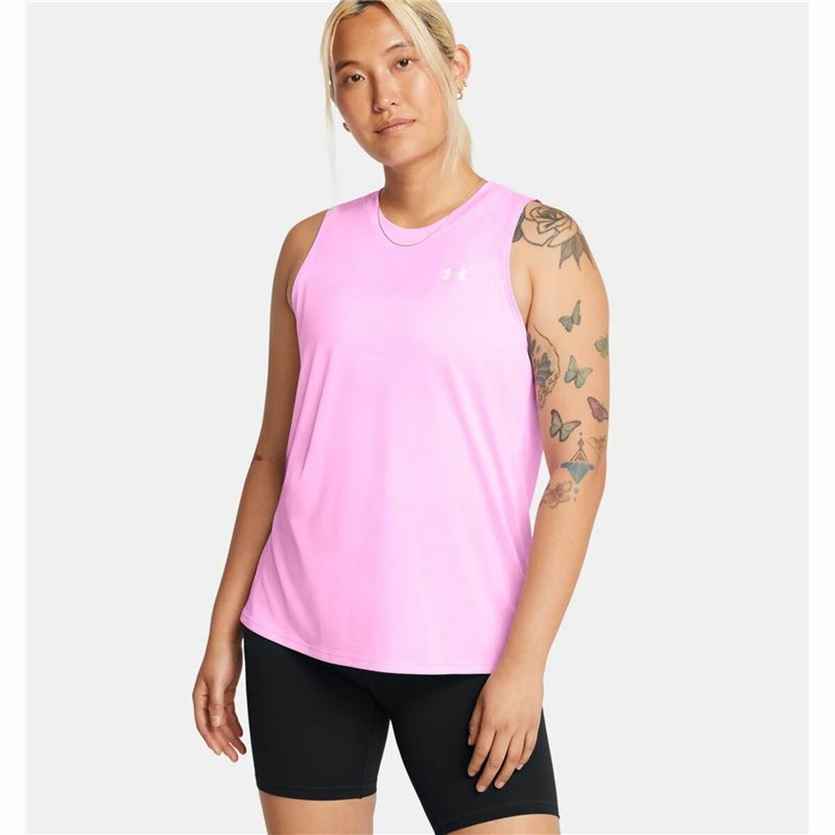 Ärmlös sporttröja Dam Under Armour Rosa - 4