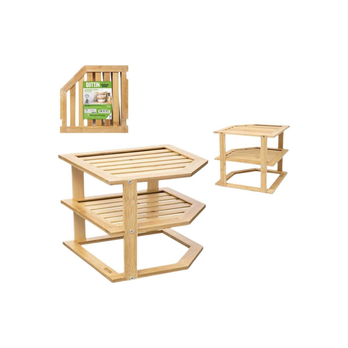 Vinkelhylla Quttin 25,5 x 25,5 x 23 cm (6 antal) - 3