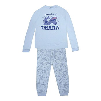 Pyjamas Stitch Ljusblå