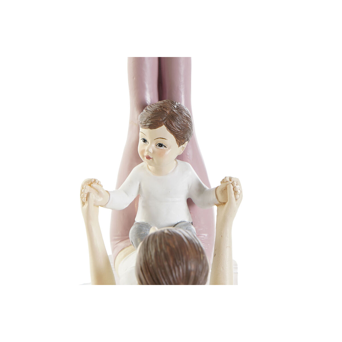 Prydnadsfigur DKD Home Decor Rosa Yoga Scandi 15,5 x 6,5 x 17 cm - 2
