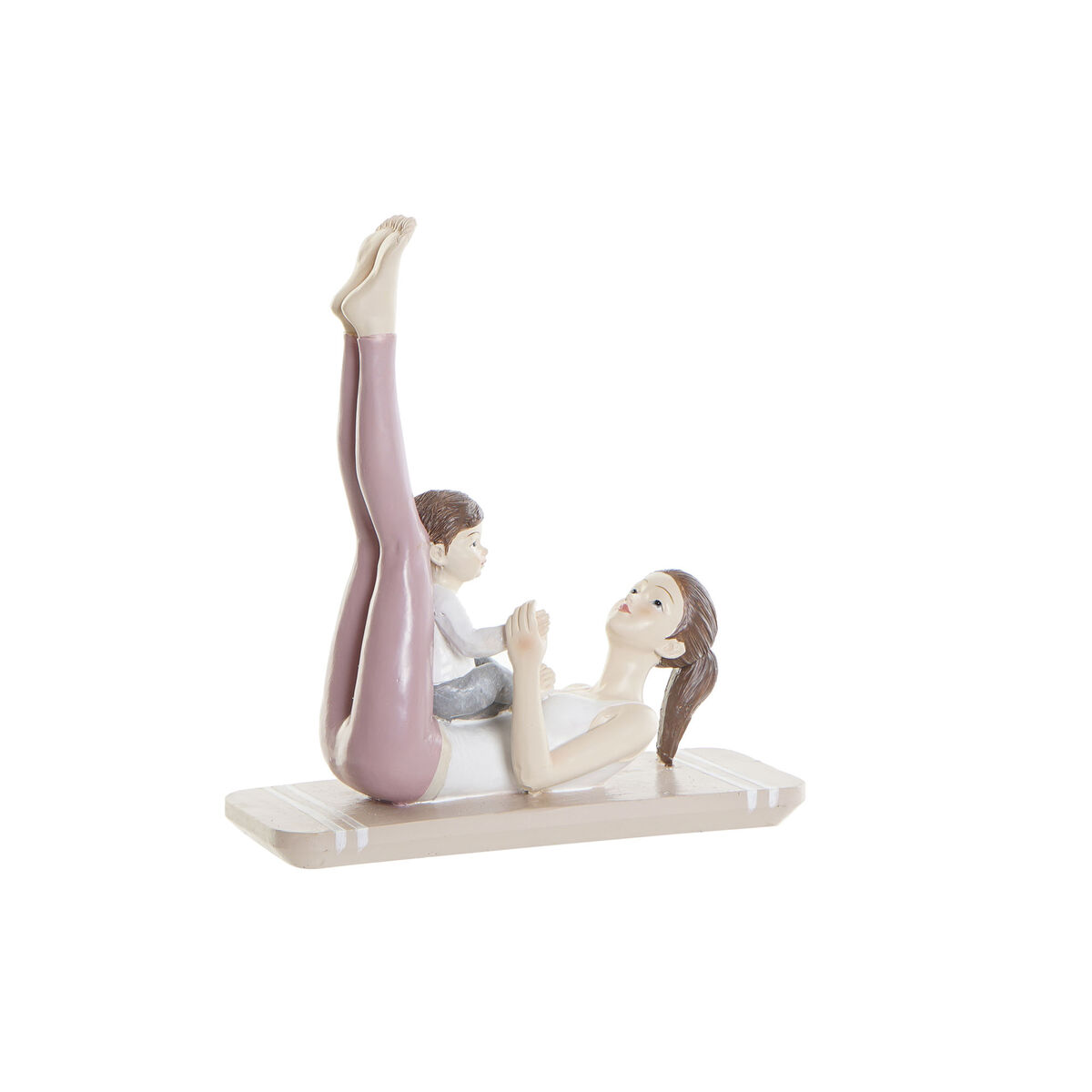 Prydnadsfigur DKD Home Decor Rosa Yoga Scandi 15,5 x 6,5 x 17 cm - 4
