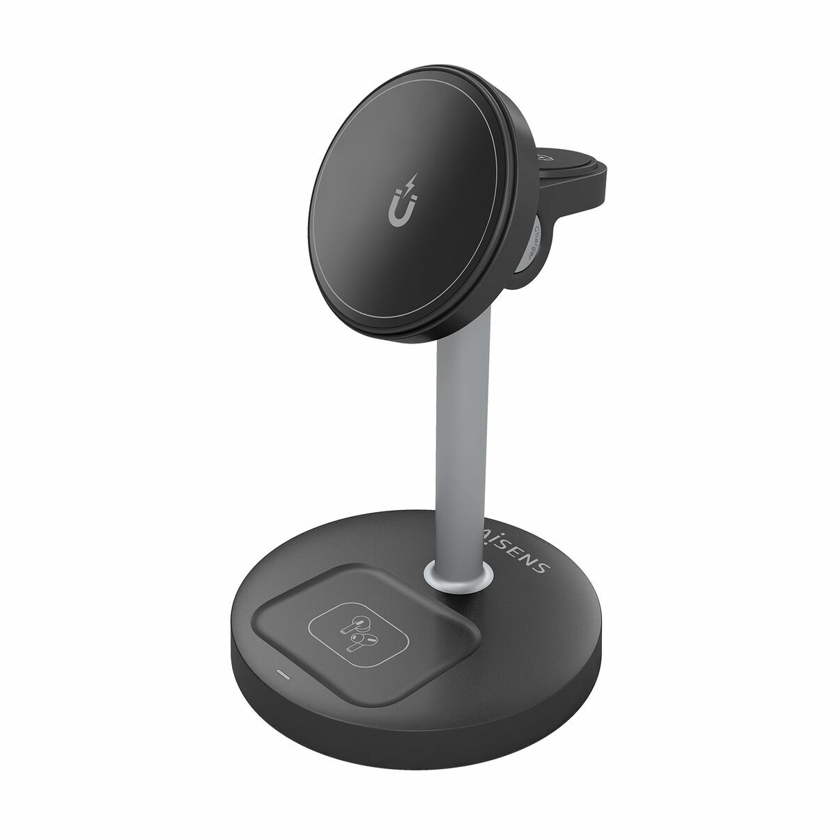 Trådlös laddare Aisens ASCH-15W3WC066-BK Svart 15 W