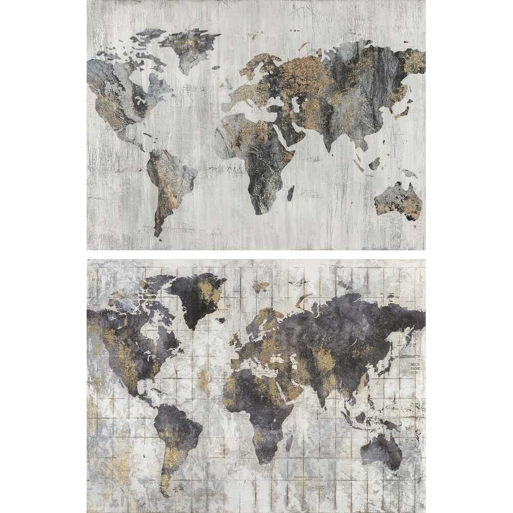 Kanvas DKD Home Decor Furu Kanvas 120 x 4 x 90 cm