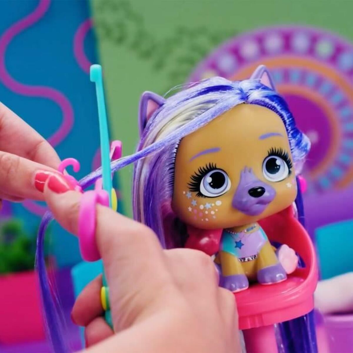 Docka IMC Toys VIP PETS Hair Academy - Lady Gigi - 4