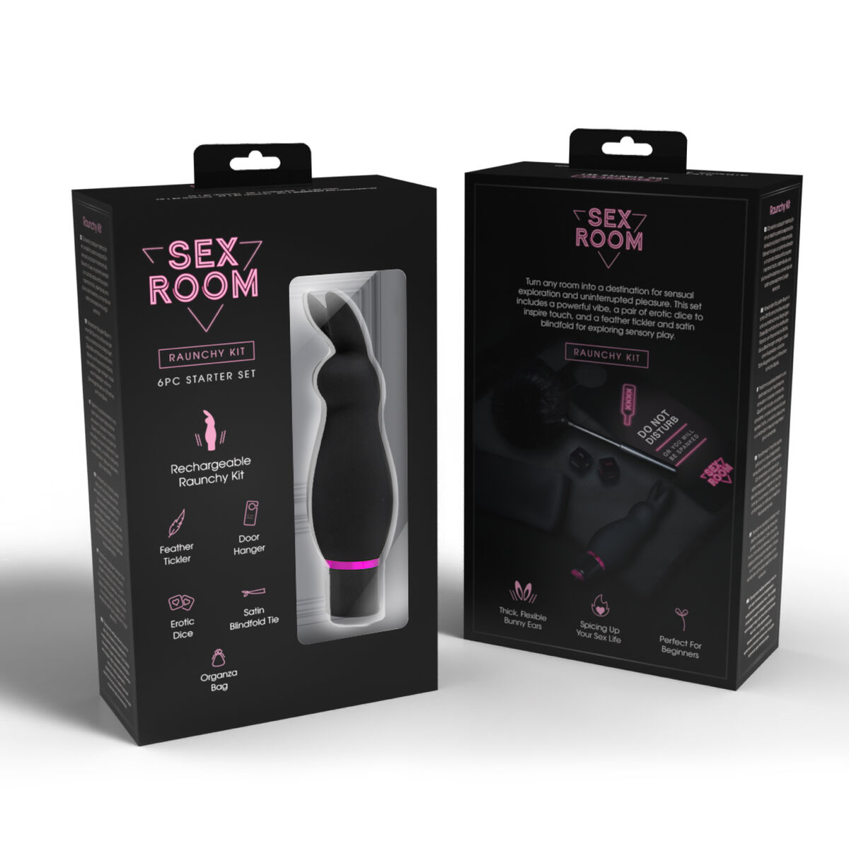 Klassisk vibrator Dream Toys Sex Room Raunchy Kit Svart - 3