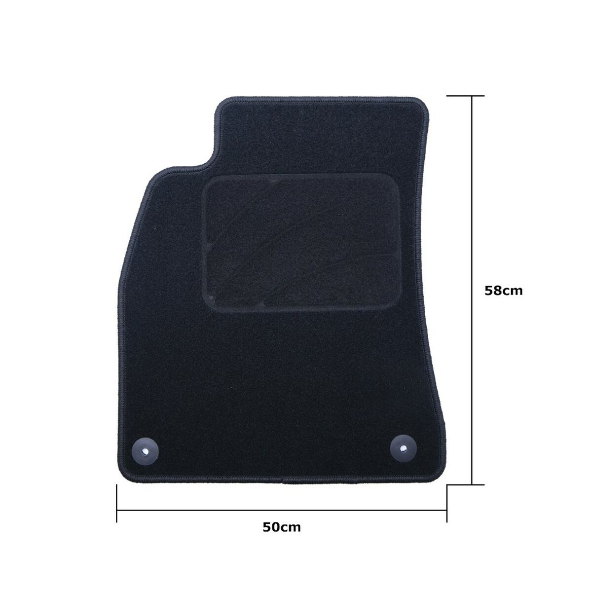 Set med bilgolvmattor OCC Motorsport OCCD0017 5 Delar - 6