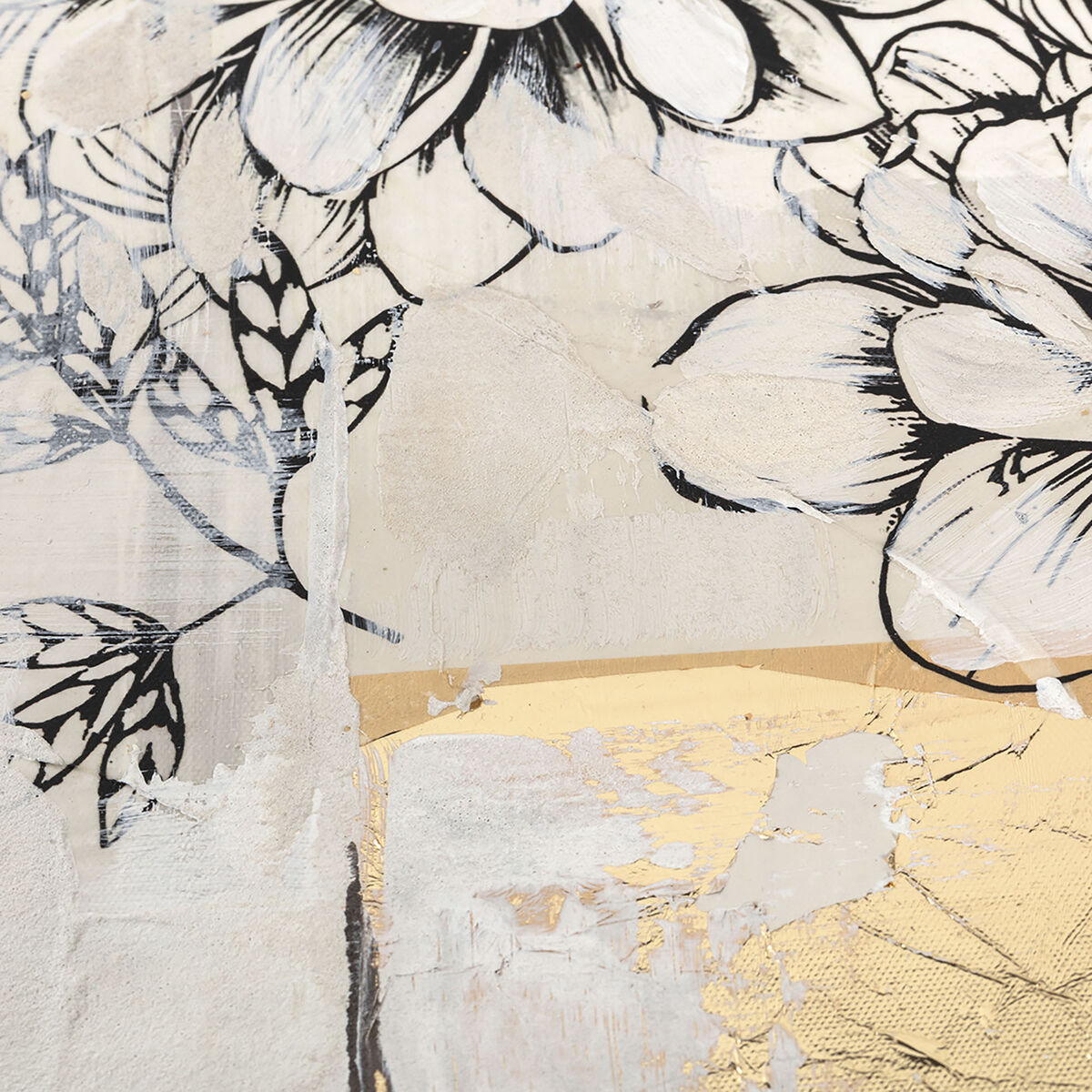 Kanvas DKD Home Decor Furu Kanvas 90 x 2,4 x 120 cm - 8