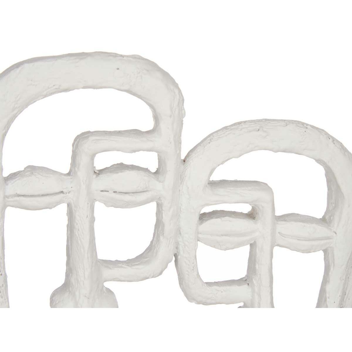 Prydnadsfigur Gift Decor Vit Ansikte 27 x 32,5 x 10,5 cm (4 antal) - 2
