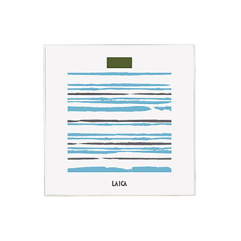 Digital Badrumsvåg LAICA PS1074 Vit Randig Multicolour Härdat glas 150 kg