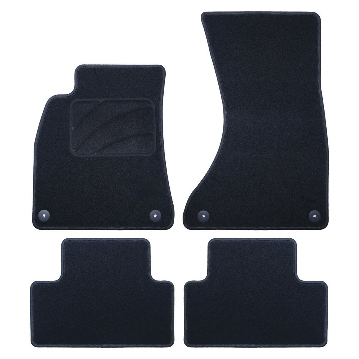 Set med bilgolvmattor OCC Motorsport OCCD0018 5 Delar