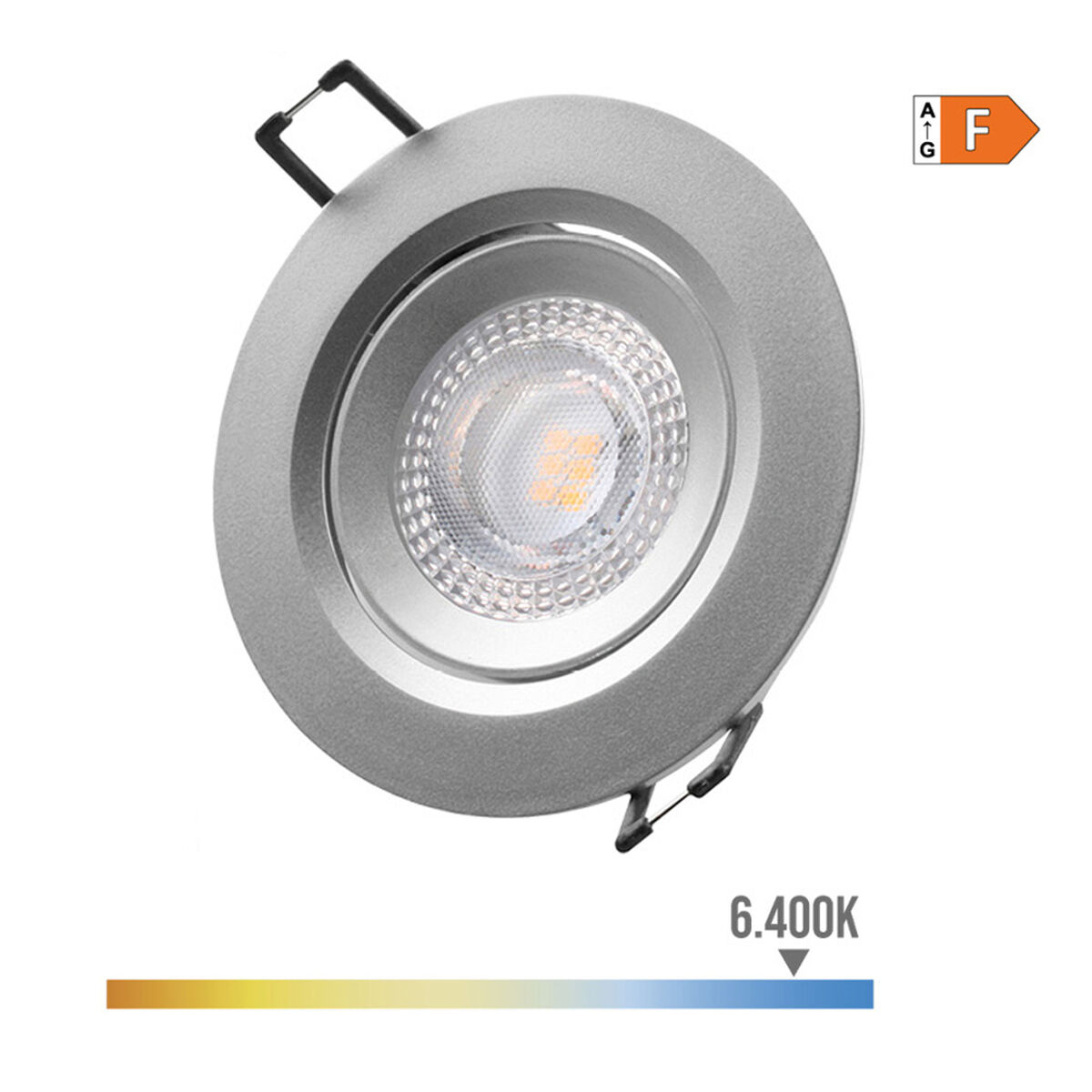 Inbyggt spotlight EDM 31653 Downlight F 5 W 380 lm (6400 K) - 4