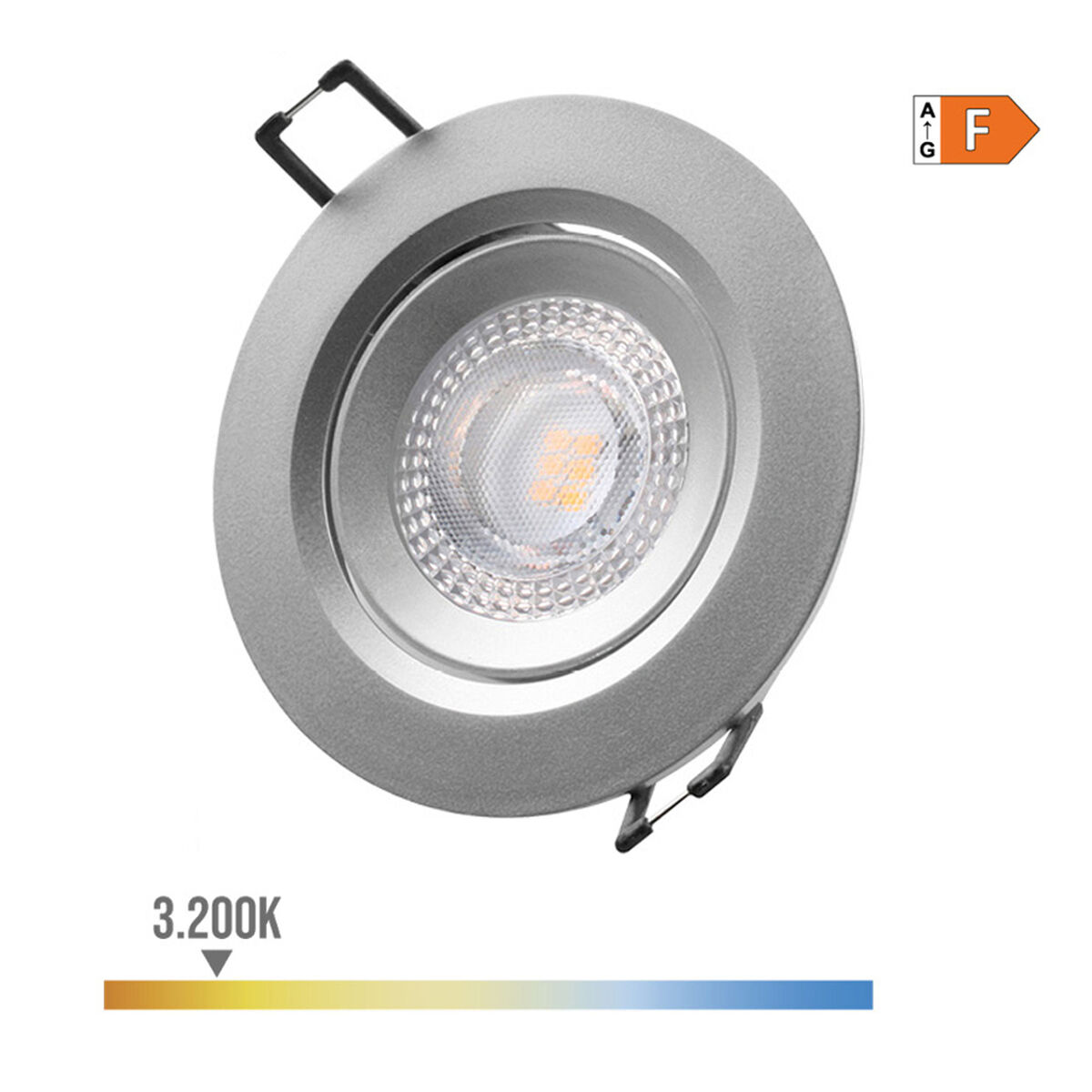 Inbyggt spotlight EDM 31654 Downlight F 5 W 380 lm 3200 Lm (3200 K) - 4