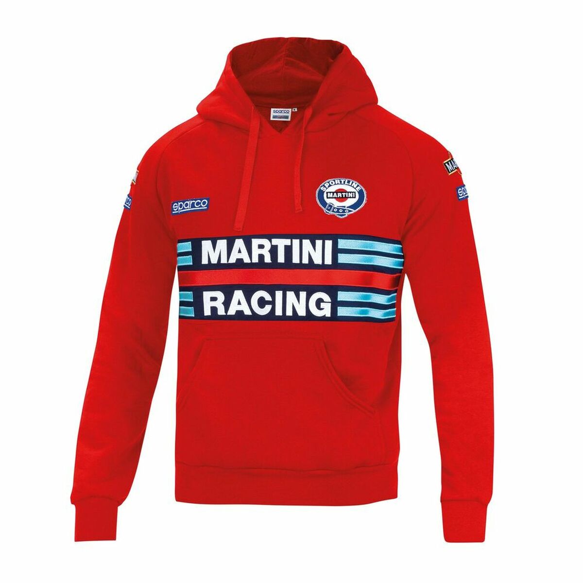 Tröja med huva Herr Sparco MARTINI RACING Röd Storlek XL - 3